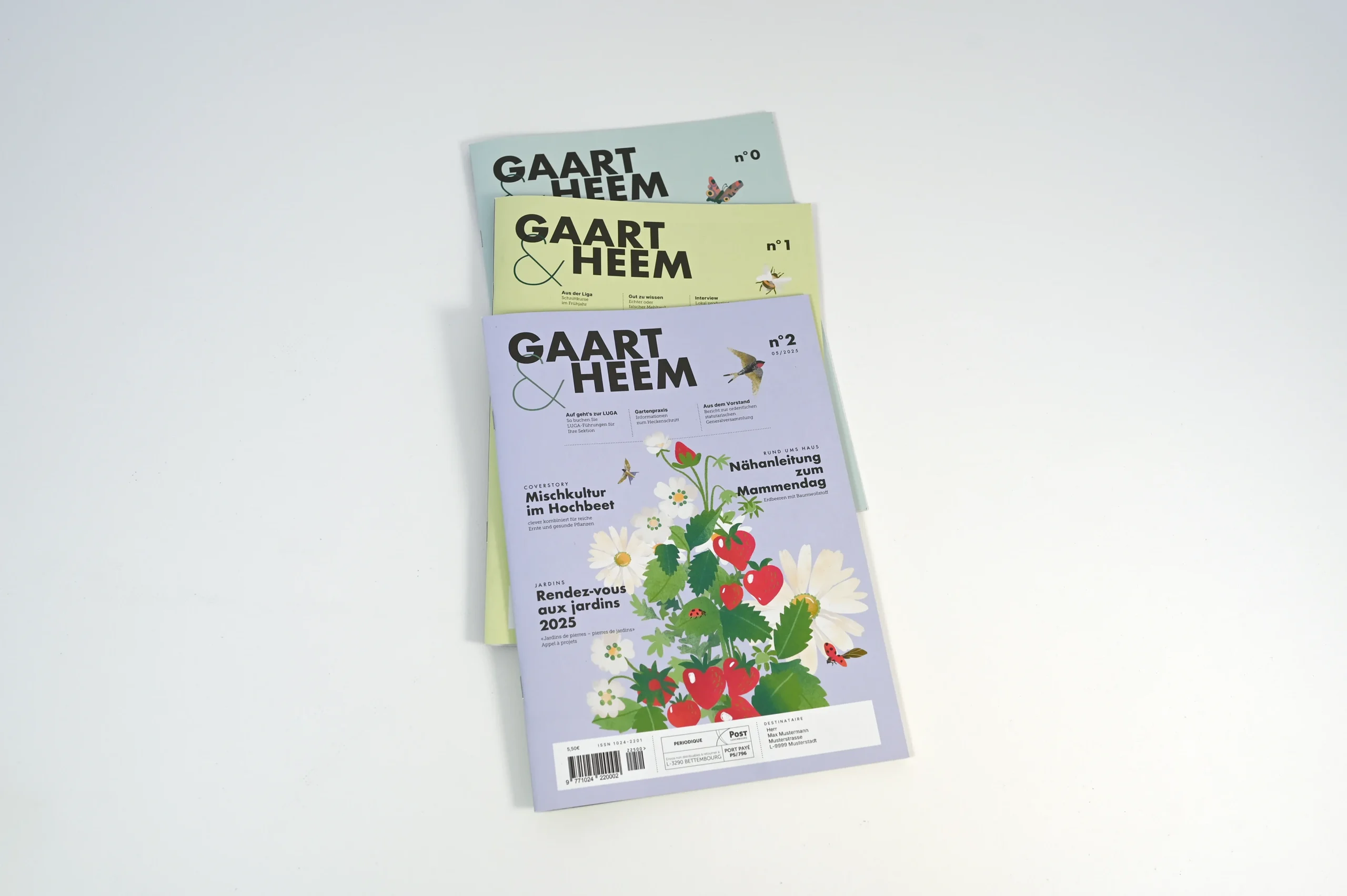 les 3 couvertures de magazine Gaart & Heem